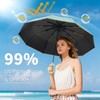 Seniny Travel Umbrella with Carabiner Handle, Automatic Windproof Large Umbrellas