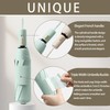French Style Automatic, Compact Travel Folding Umbrella with 7 cm