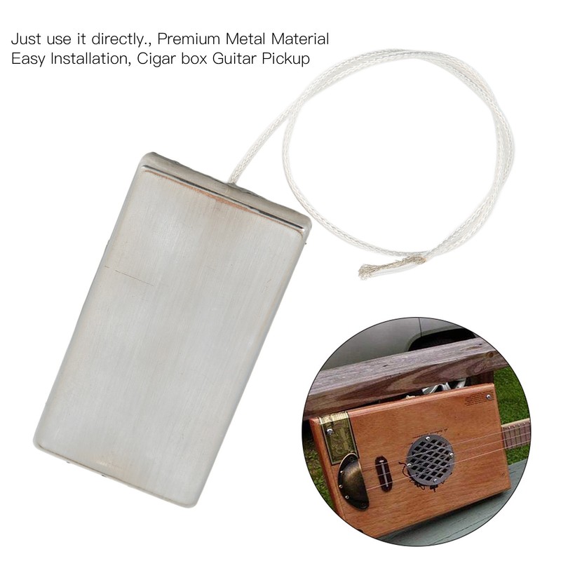 Guitar Pickup Metal Ultra Thin Instrument Accessory Replacement Part for