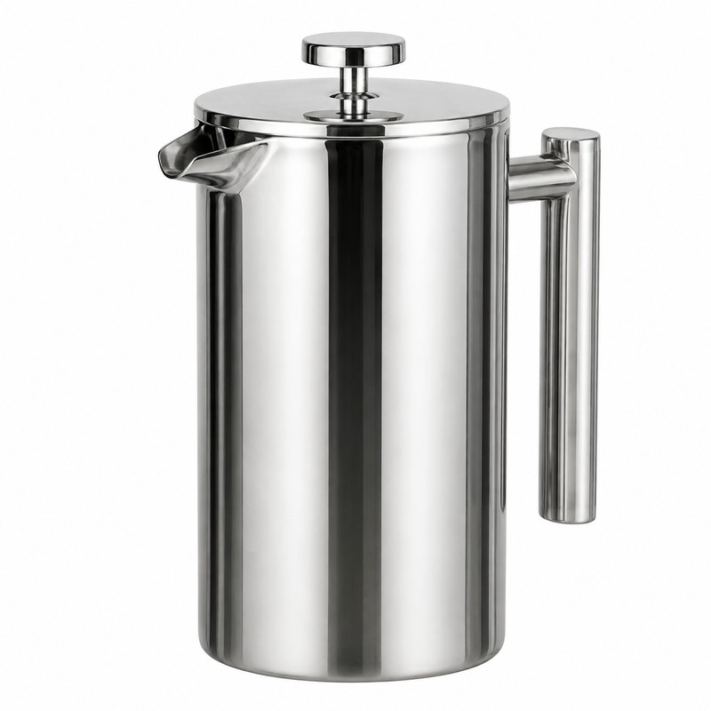 French Press Coffee Maker for Home and Office - Double-Wall