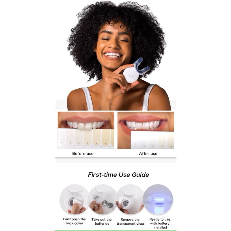 Deluxe LED Teeth Whitening Kit