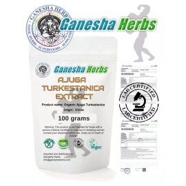 GaneshaHerbs 100% PURE AJUGA TURKESTANICA  HIGH POTENCY 50:1 EXTRACT 100 grams