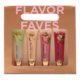 Set 4 Gloss Labial Victoria's Secret Flavor Faves