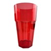 Crown Supplies Pack of 4 Large Red Rocks Tumblers Polycarbonate