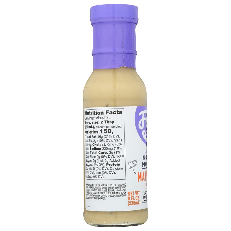 Fody Maple Dijon Salad Dressing, 227 g, 8 Fluid Ounces