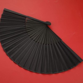 Fan Black Hand Fan Fecher Festival Outfit Women's Hand Fan Wedding Party Favours Wedding Decoration Rave Outfit Women's Mini Small Wall Fan Chinese Sauna Fan (2)
