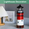 WDLFCGC Solar Powered Lighthouse - 12" Tall Solar Lighthouse with
