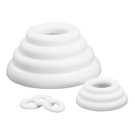 Styropor Polystyrene Half Ring Smithers Oasis Pack (30cm) by Smithers Oasis