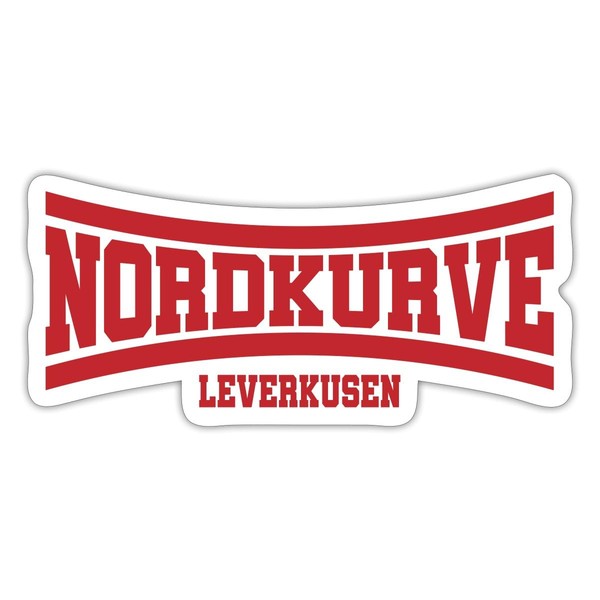 Spreadshirt Nordkurve Leverkusen Fan Merchandise Sticker 10 x 10 cm