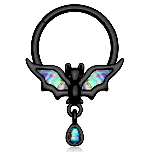 Melighting Glow in the Dark Septum Ring 16 g Helix