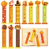 60 Pcs Thanksgiving Bookmarks Cute Bookmark Rulers Fall Gifts Women