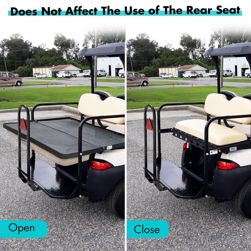 10L0L Universal Golf Cart Rear Safety Grab Bar Compatible with