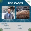 OfficeGear Retractable Genuine Ostrich Feather Duster [26-36cm] - Convenient Office