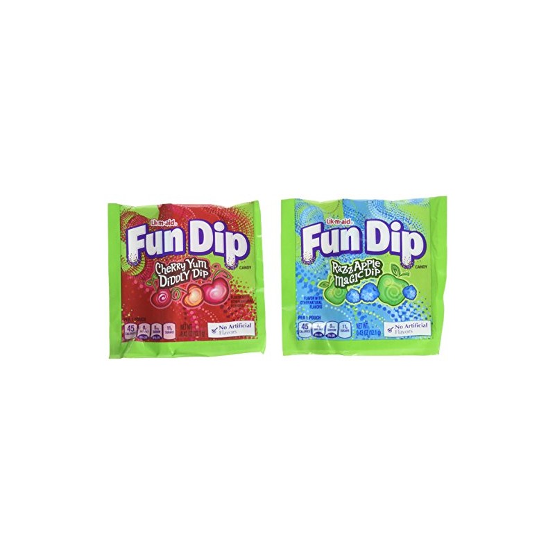 Fun Dip Razz Apple & Cherry Yum 48 Count Box