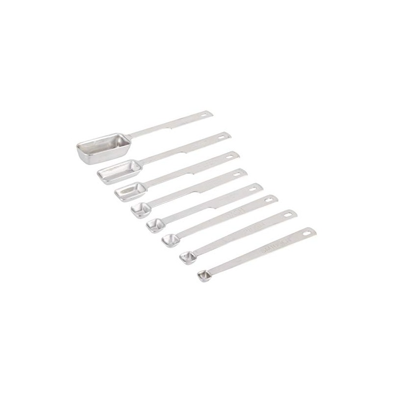 Norpro 8-Piece Stainless Steel Measuring Spoon Set, One Size, Metallic