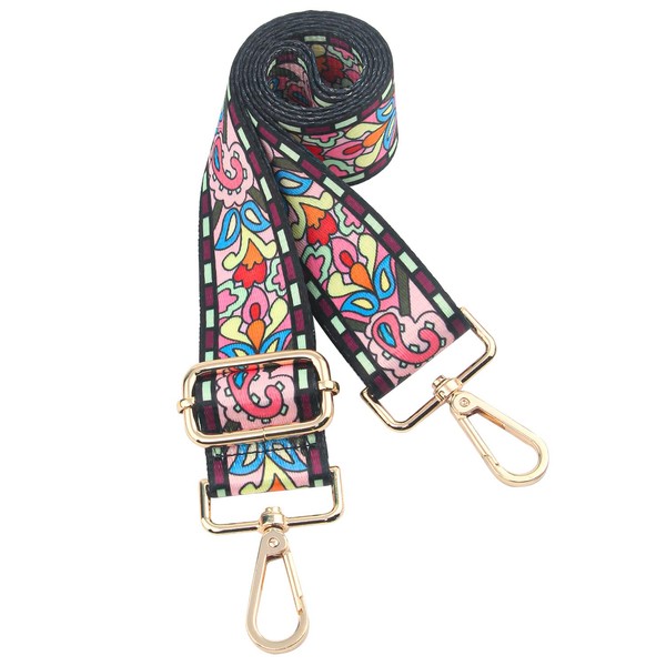 chushui Replacement Purse Strap,Wide Adjustable Crossbody Straps for Handbags, Purple