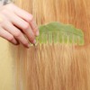 Beaupretty Jade Stone Massage Comb: Jade Plate Scraping Hair Comb