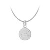 Tuscany Silver Women's Sterling Silver Necklace - Rhodium Plated CZ