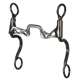 NRS 1 1/4" Low Square Ported Chain 6 1/2" Cheek Bit