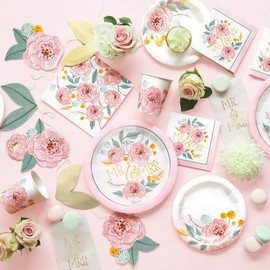 Glassine Party Treat Bags | Mr & Mrs Wedding | 8 Pcs