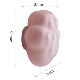 Cabinet Knob, Drawer Pull, Ceramic Handles, Cupboard Knob, Drawer Pull, Ceramic Colorfull Children Handles Cabinet Knob 2PCS (Cat Paw, Blue)