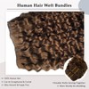 Sew in Hair Extensions Real Human Hair, Hand Tied Human