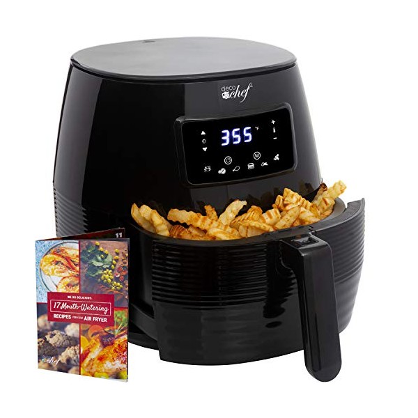 Deco Chef 5.8QT (19.3 Cup) Digital Electric Air Fryer with