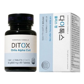 Dytox Ollis Tablets Calorie Burning Cut High Carbohydrate Oil Absorption, 1 unit, 60 tablets / 다이톡스 올리스정 칼로리 버닝컷 고탄수화물 기름흡착, 1개, 60정