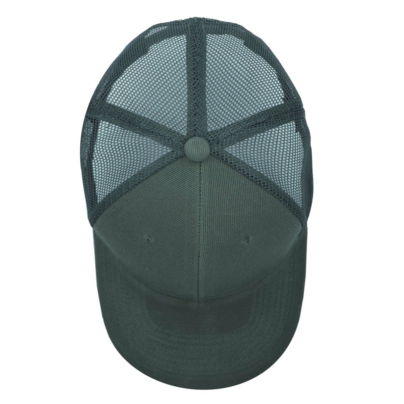 Gelante Mesh Trucker Baseball Cap Snapback Hat Structured Front Panel