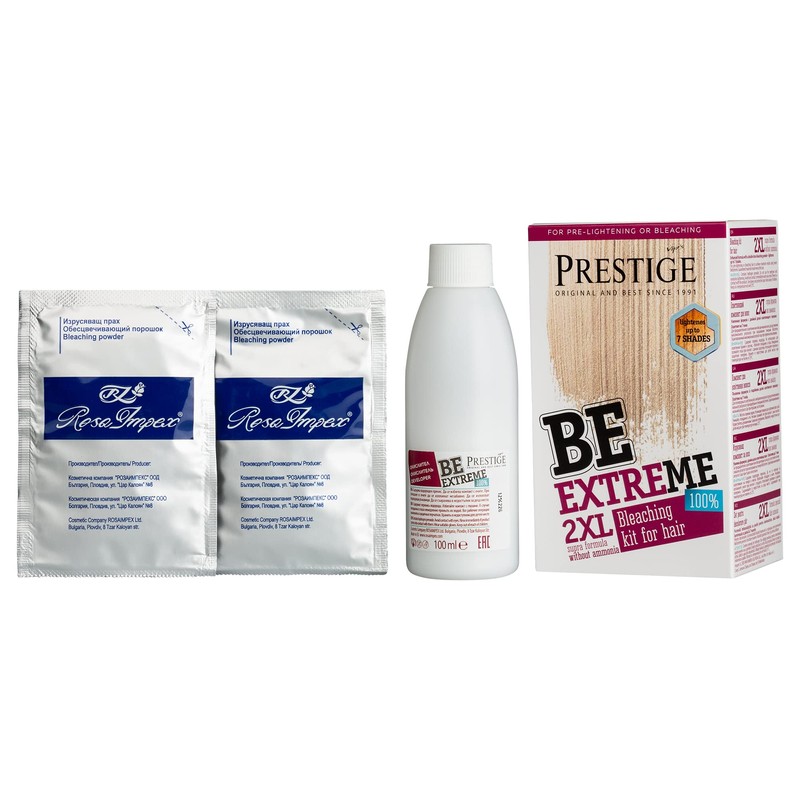Be Extreme 2XL Supra Hair Bleaching Product without Ammonia, without