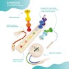 Ulanik Bobbin Set Rainbow, Montessori Toy from 3 Years, Baby