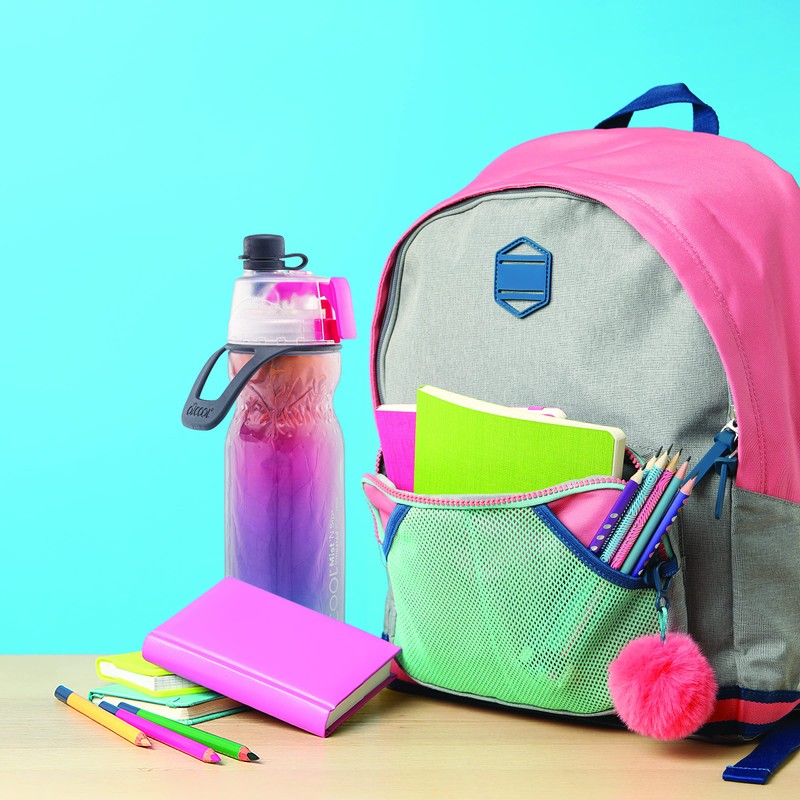 O2COOL ArcticSqueeze Insulated Mist 'N Sip Water Bottle | BPA