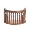 Melody Jane Dollhouse Balcony Round C Curve Laser Cut Wooden
