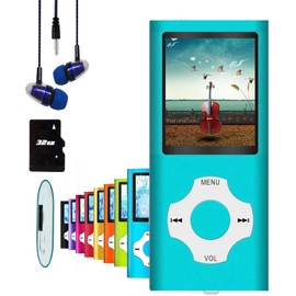 MP3 Player / MP4 Player, Hotechs MP3 Music Player with 32GB Memory SD Card Slim Classic Digital LCD 1.82'' Screen Mini USB Port with FM Radio, Voice Record