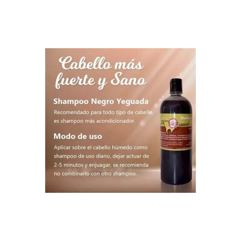 1 Shampoo Yeguada 100 Original Colageno Chico 1 Biotina
