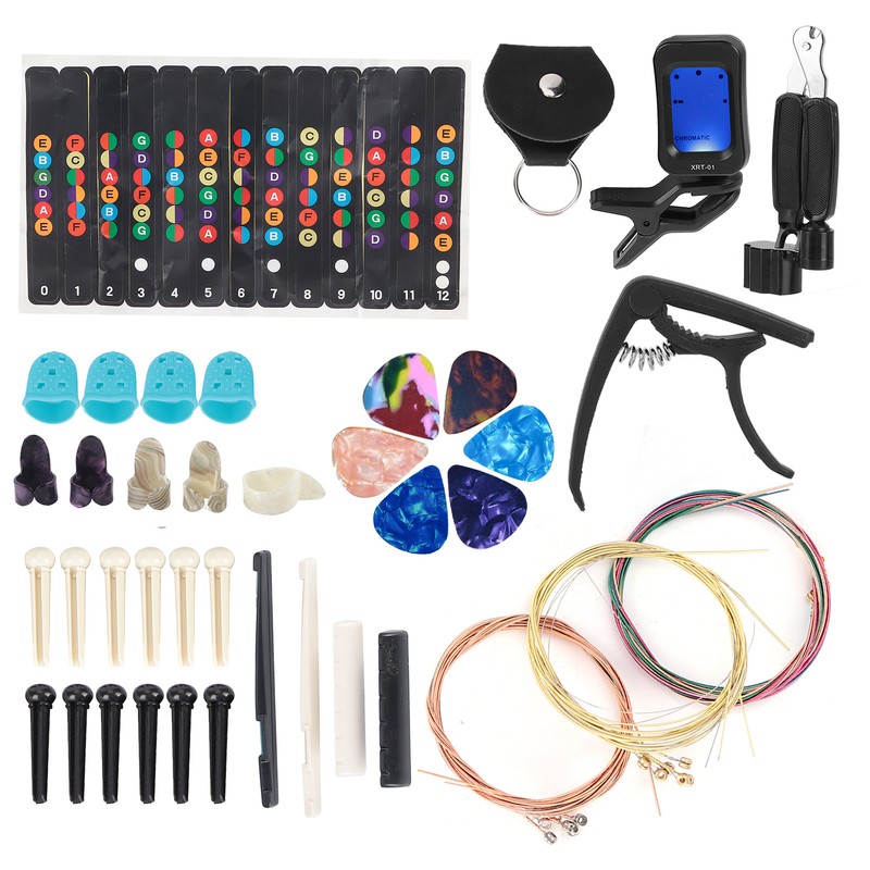 Guitar String Replacement Kit Accessory Set Changing Tool Pack Pick