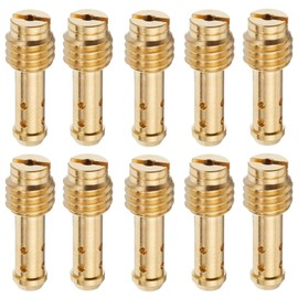 Pilot Jet Jetsetmoto 10 Size Set Mikuni/Large #10#12.5#15#17.5#20#22.5#25#27.5#30#32.5 Pilot Jet Set Mikuni (13.5mm x 5mm) (6pcs) Mikuni VM18 Carburetor Mikuni Flat 24 Carburetor Letter TZR For 50R/RZ50/Sepia series/Address V100 etc. VM22/210 motorcycle supplies with storage case