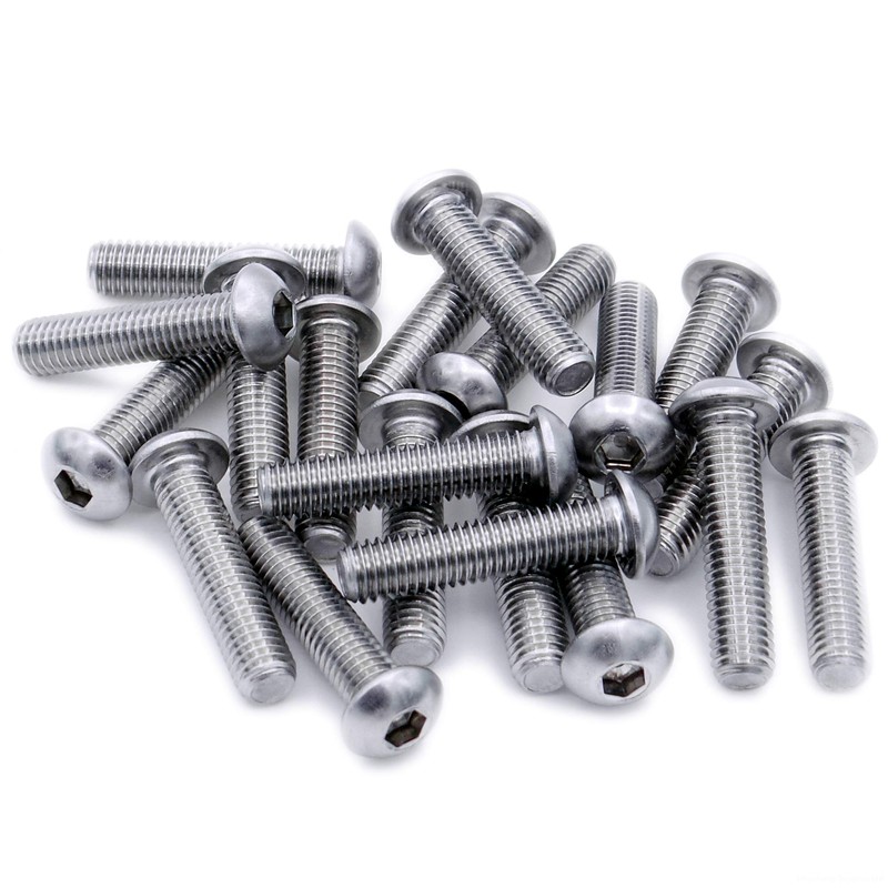 M5 (5mm x 10mm) Hex Socket Button Machine Screw (Bolt)