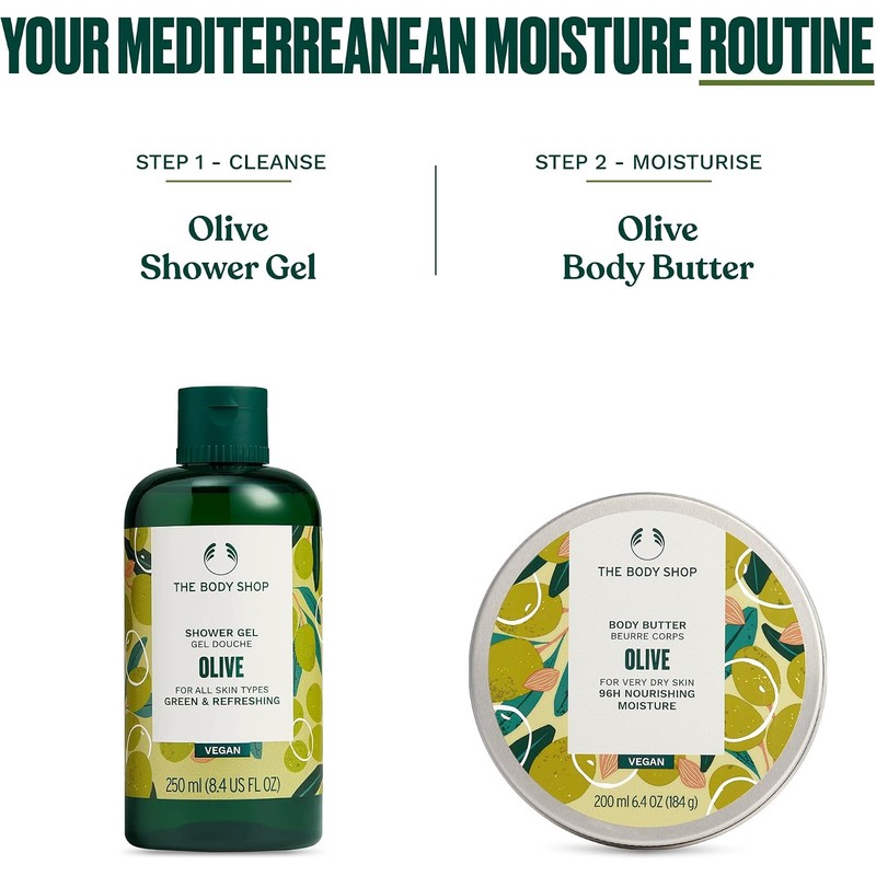 The Body Shop Gel de ducha de oliva, gel de