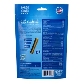 Get Naked Grain Free 1 Pouch 6.6 Oz Skin & Coat Dental Chew Sticks, Large