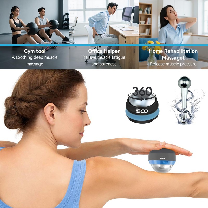 iECO Cryosphere Cold Massage Roller Ball – Ice Cold and
