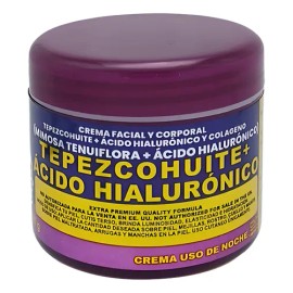 Crema Ácido Hialurónico  Tepezcohuite Uso De Noche 120 G                                                                                              