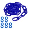 PATIKIL Plastic Chain,3 FEET Safety Barrier Chain for Crowd Control,