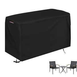 Loenel Patio Bistro Set Cover, Heavy Duty Waterproof Outdoor Table and Chairs Set Cover for 3 Pieces Patio Furniture Set/2 Chairs Patio Set - 66"L x 22"W x 29"H