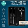 O'Creme Stainless Steel Precision Kitchen Culinary Fine-Tip Tweezer Tongs 6-1/2