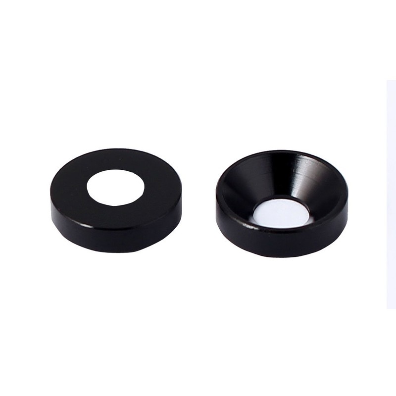 uxcell M5 5mm Flat Head Screw Bolt Aluminum Countersunk Washers