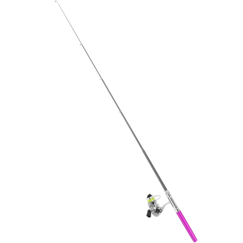 Portable Mini Pen Shape Fishing Rod Pole Pocket Retractable Fishing