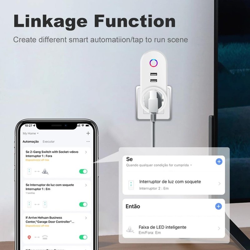 Byttlerom Israel Plug Tuya Smart Home 16A WiFi Smart Plug