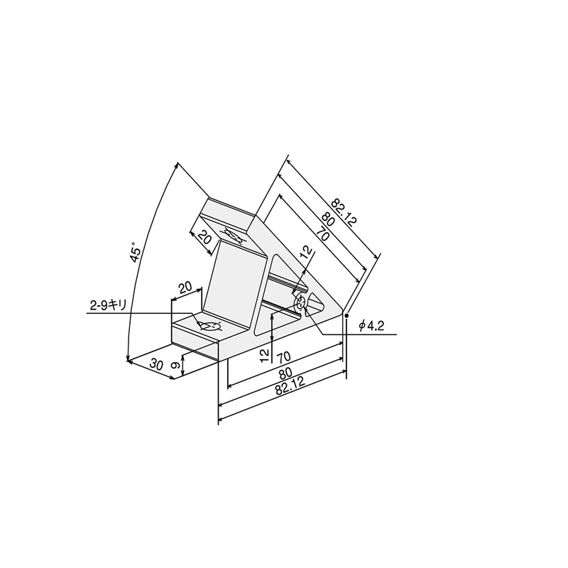 SUS (esuyuuesu) Hard Bracket, L de45-ha SFJ – N36 (Pack)