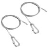 PATIKIL Safety Cable Lock Cable with Snap Hook 5ft 1.5mx2.5mm,